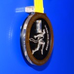 Медаль акриловая д80 на печатной ленте 24мм